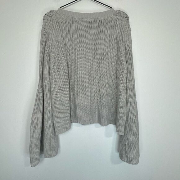 Free People Damsel Bell Sleeve Sweater L - Picture 4 of 6
